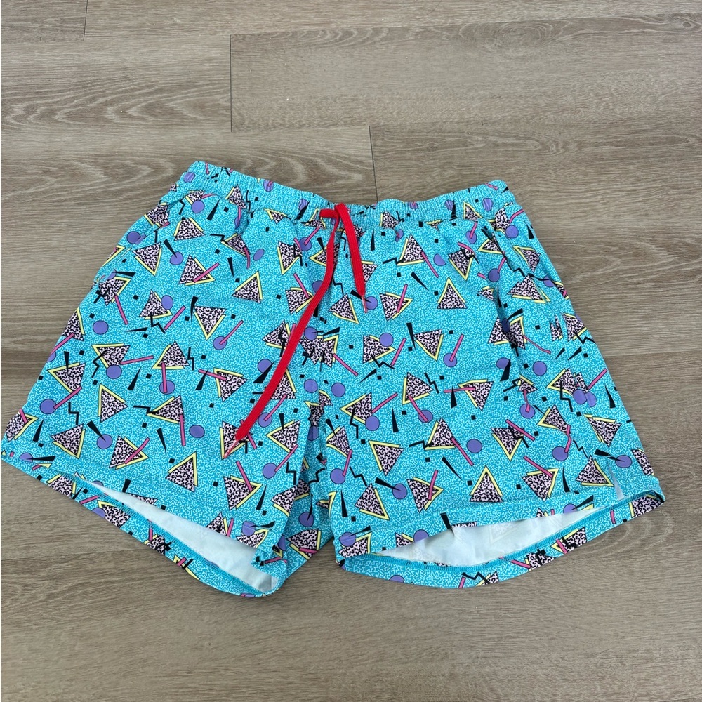 Colorful Geometric Swim Shorts
